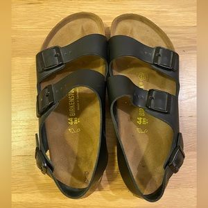 Men’s Birkenstock size 44 Black Slingback sandals